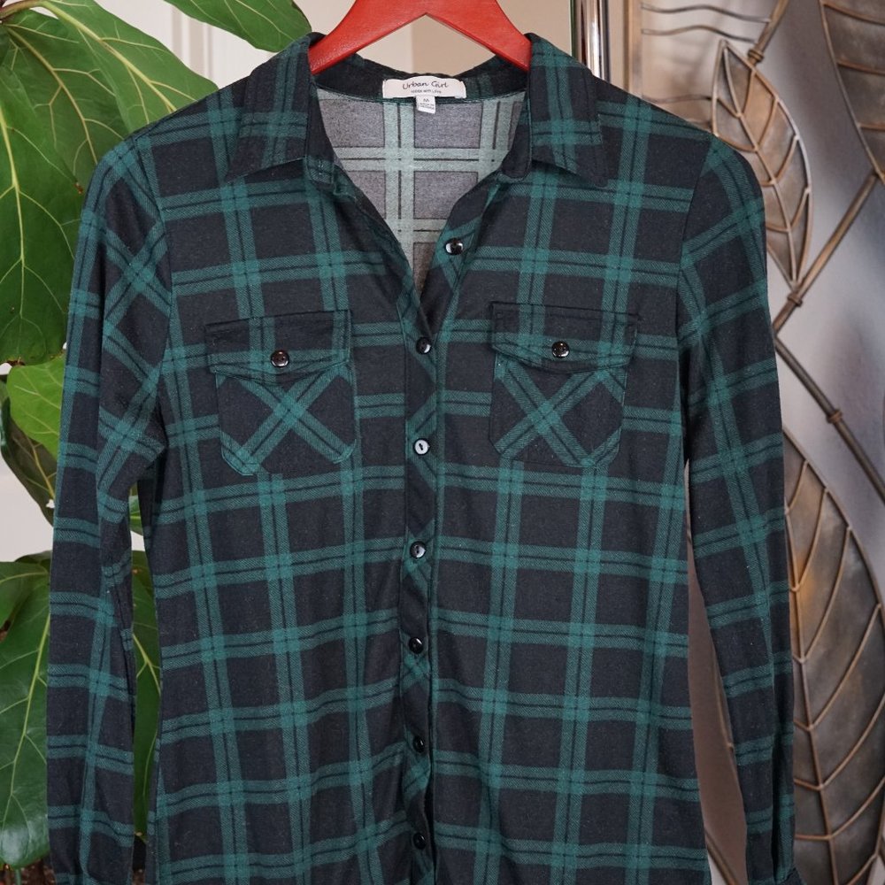 Urban Girl Plaid Flannel